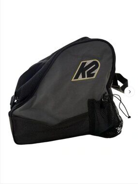 K2 Skate Boot Bag Black Grey Inline Rollerblade Ice Ski Duffel Shoulder Strap